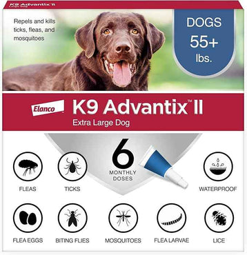 K9 Advantix II XL Dog Vet-Recommended Flea, Tick & Mosquito Treatment & Prevention