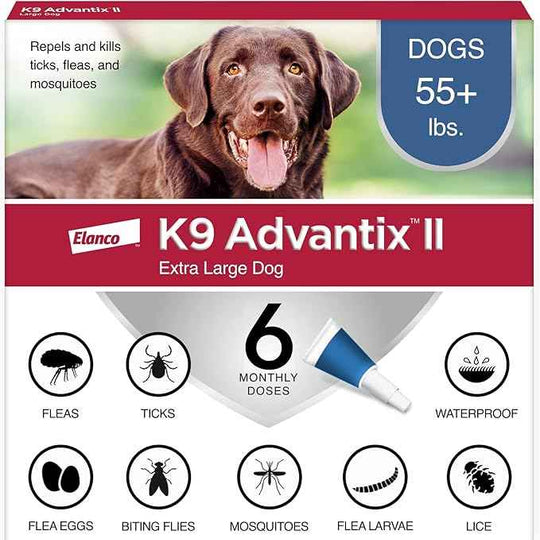 K9 Advantix II XL Dog Vet-Recommended Flea, Tick & Mosquito Treatment & Prevention