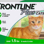 FRONTLINE Plus For Cat & Kitten Flea & Tick Spot Treatment, 3 Count