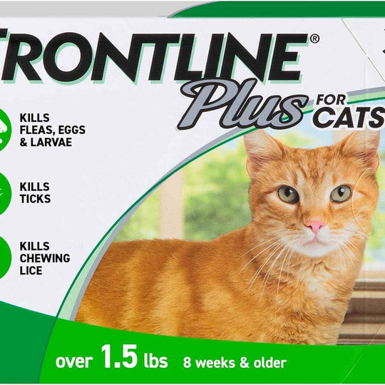 FRONTLINE Plus For Cat & Kitten Flea & Tick Spot Treatment, 3 Count